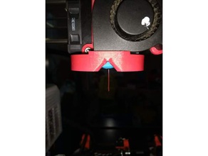 mk3 surround shroud mod no supports visible nozzle 3d printer parts fan duct mk25 cooling prusa i3 3d print model - Mito3D