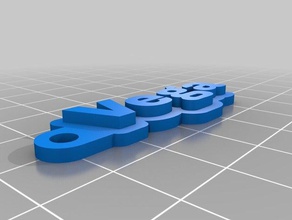 vega Schlüsselanhänger kundengebundene 3d print model - Mito3D