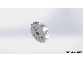 3d-rapid-Bett-regler m3 3d-Drucker Teile 3d-rapid anycubic i3 mega prusa heatbed beheizte Bett 3d print model - Mito3D