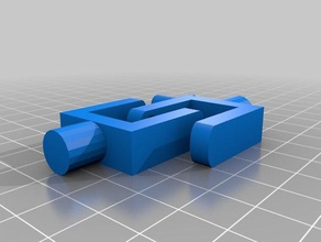 junta de cardan A impressão 3d comum mecanismo 3d print model - Mito3D