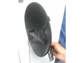 Parabol-Ton-Sammler audio Vogelbeobachtung Mikrofon Parabel sound 3d print model - Mito3D