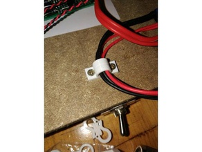 cable loop parts holder 3d print model - Mito3D