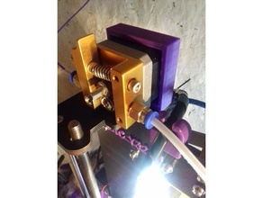 bowden extruder motor mount ctc prusa i3 clone light 3d printer parts 3d print model - Mito3D