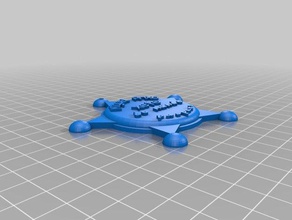 il mio personalizzato distintivo di sceriffo più v2-4 oggetti scena su misura 3d print model - Mito3D