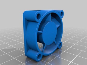 30mm fan de la maqueta partes ventilador 3d print model - Mito3D