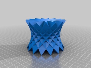 15 7 antiprism matemática poliedros poliedro 3d print model - Mito3D