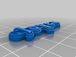 joyce keychains customized 3d print model - Mito3D