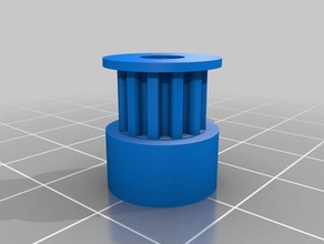 gt2 polia maquete partes 3d print model - Mito3D
