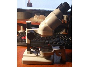aomekie iverted Rahmen Stück diy Mikroskop mod 3d print model - Mito3D