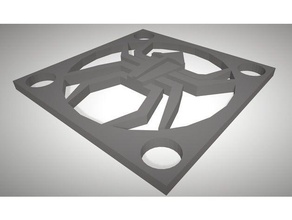 spider fan guard 40mm thin needs scaled 3d printer accessories 3d print model - Mito3D
