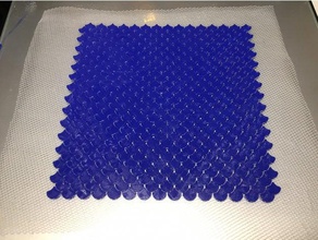 Fisch-Skala-Stoff Mode Stoff Fisch Schuppen flex flexibel grid mesh Muster print Waagen 3d print model - Mito3D