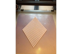Diamant-Stoff Mode diamond Stoff flex flexibel grid mesh Muster print Form 3d print model - Mito3D