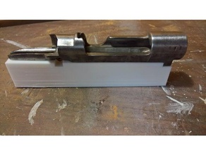 mauser 98 receiver jig hand tools gunsmith 3d print model - Mito3D
