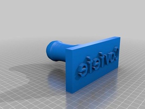 covfefe stamp signs & logos customized 3d print model - Mito3D