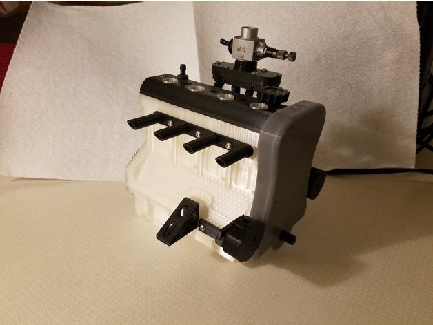 ac-4 silindir ohc motor hobi 4 ölçek 3D print model - Mito3D