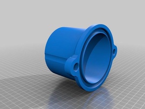 jackel reservatório da bacia de cúpula tampa flange do tubo peças substituição pvc junta bombas água 3d print model - Mito3D