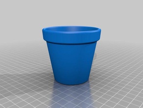 my customized flower pot - classic style 50 70 outdoor & garden 3d print model - Mito3D