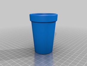 my customized flower pot - classic style 40 80 outdoor & garden 3d print model - Mito3D