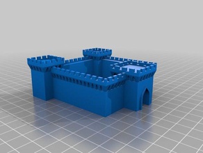 fort 10 buildings & structures customized 3d print model - Mito3D