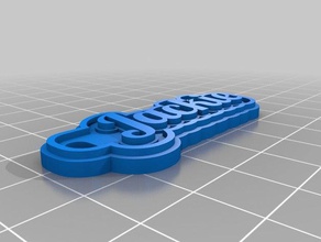 jackie signs & logos customized 3d print model - Mito3D