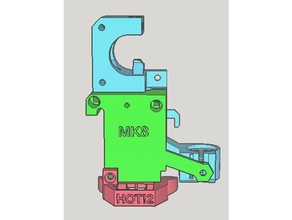 prusa i3 mkd klon alanında 18 mm sensör mk8 hobbed kasnak 3d yazıcı ekstruder 3d print model - Mito3D