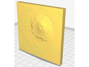 olympus mons de física y astronomía 3d print model - Mito3D