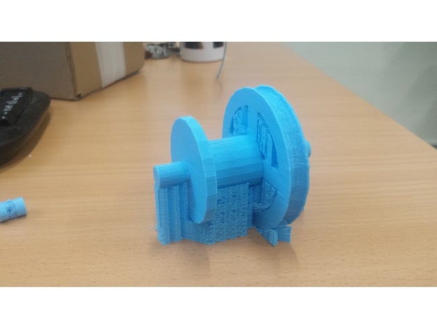 torno con polea 3d printing mecanismos miguetecnologia tecnologia 3D print model - Mito3D