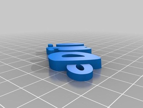 diana organização personalizado 3d print model - Mito3D