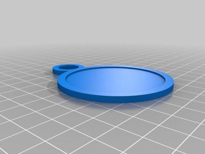 my customized round number keychain openscad keychains 3d print model - Mito3D