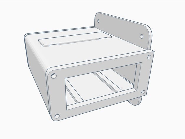 boîtier de cas stc-1000 thermostat L'imprimante 3d pièces abs la boîte cool le fan chaleur gestion radiateur température 3D print model - Mito3D