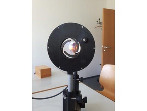 universel support de lentille universeller linsenhalter physique et l'astronomie banc optique l'optique 3d print model - Mito3D