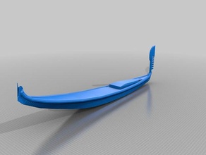 Venedik gondol araç 3d print model - Mito3D