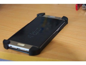 samsung galaxy s7 borda da capa dura os acessórios tampa prático difícil smartphone 3d print model - Mito3D