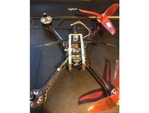 diatone gt-m200 r-xsr-Empfänger montieren r c Fahrzeuge fpv fpv-racer racing frsky Antenne quad quadcopter - Empfänger Fall rxsr 3d print model - Mito3D