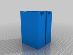 euro card box Spielzeug & game Zubehör kundengebundene 3d print model - Mito3D