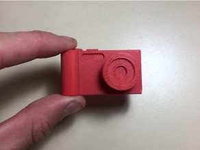 kamera Anahtarlık çanta etiketi anahtar zinciri 3d print model - Mito3D