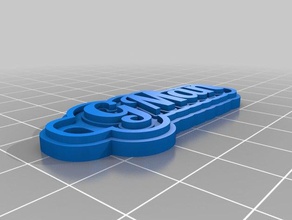 gman llaveros personalizado 3d print model - Mito3D
