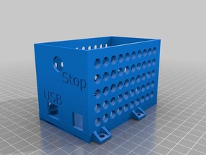 boîte arduino cnc - caja para y bouclier la robotique laser machine routeur 3d print model - Mito3D