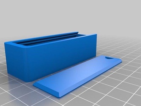 adress sticker box 2 containers customized 3d print model - Mito3D