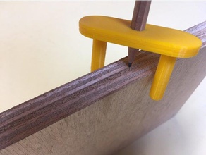 center liner hand tools finder draw measuring pencil 3d print model - Mito3D