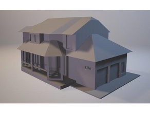 runge Residenz Gebäude & Strukturen Architektur erstellt die Zeichnung Haus 3d print model - Mito3D