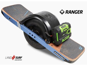 batería del ego de montaje la tapa onewheel deporte y al aire libre hoover land-surfcom onewheelplus ranger 3d print model - Mito3D