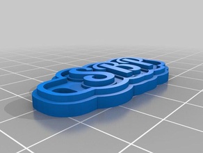 sbp keychains customized 3d print model - Mito3D