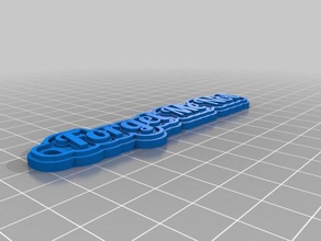 lee Schlüsselanhänger kundengebundene 3d print model - Mito3D