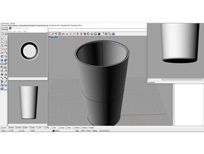 dice cup stacking 3d print model - Mito3D