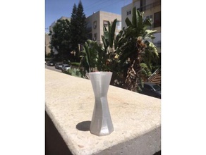 la lumière eefect art vase de fleurs 3d print model - Mito3D