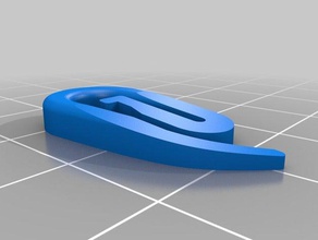 curtain hook replacement parts household 3d print model - Mito3D