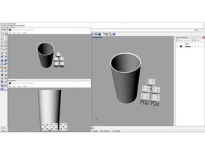 dice stacking set Würfel dice-stacking-cup 3d print model - Mito3D