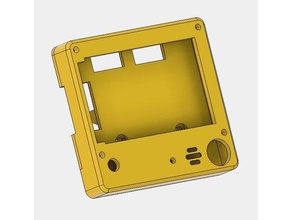 lcd 12864 display case 2020 aluminium profiles 3d printing extrusion box mount stand knob marlin remix 3d print model - Mito3D