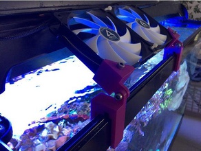 redsea max mount fish tank fan pets 3d print model - Mito3D